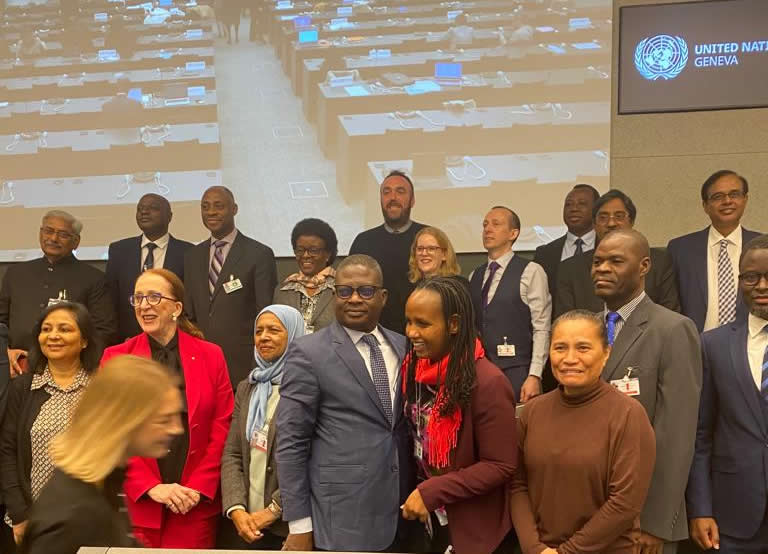 Le Président de la CNDH-Togo prend part à des rencontres à Genève